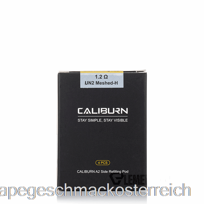 Uwell Caliburn A2 Ersatz-Pods 1,2 Ohm A2S Pods Vape-Geschmack